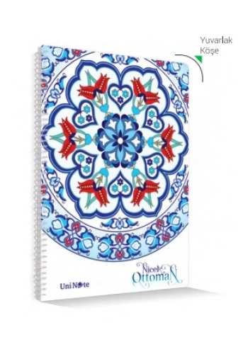 ÇINAR NİCEA OTTOMAN SPİRALLİ DEFTER A4 ÇİZGİLİ 96 YAPRAK (71710)