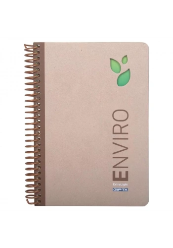 GIPTA ENVİRO SPİRALLİ DEFTER 17x24 DÜZ 100 YAPRAK (1995)
