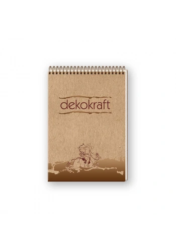 KESKİN DEKOKRAFT SPİRALLİ BLOKNOT A5 KARELİ 100 YAPRAK (144102)