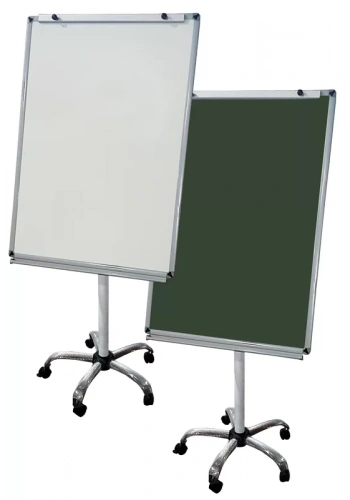 AKYAZI 0023-1 MOBİL TEK TARAFLI FLİPCHART LAMİNAT YAZI TAHTASI 70x100 RENKLİ (SİYAH VEYA YEŞİL)