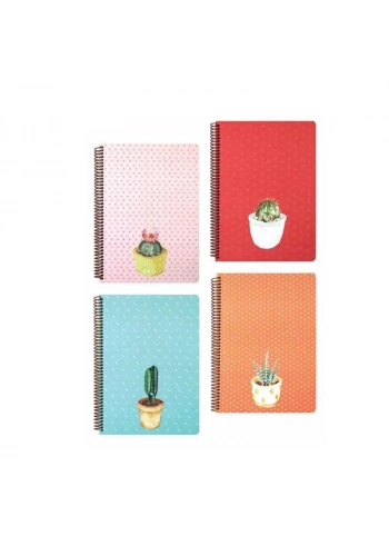 KESKİN SAGUAR SPİRALLİ DEFTER 20x28 KARELİ 100 YAPRAK (410562)