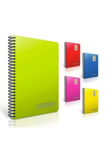 GIPTA CHROMO SPİRALLİ DEFTER A5 KARELİ 60 YAPRAK (2314)