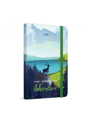 GIPTA ADVENTURE SERT KAPAK DEFTER 13x21 DÜZ 120 YAPRAK (3863)
