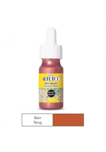 ARTDECO 017B EBRU BOYASI 28 METALİK BAKIR 30ml