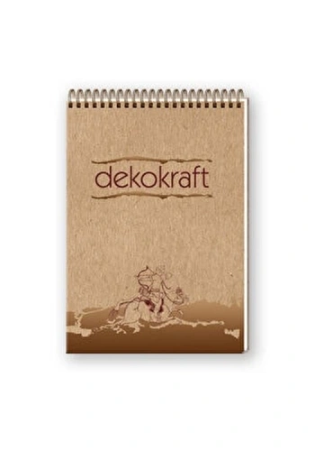 KESKİN DEKOKRAFT SPİRALLİ BLOKNOT A4 DÜZ 100 YAPRAK (144000)