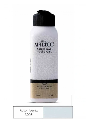 ARTDECO 70R AKRİLİK BOYA 3008 KOTON BEYAZ 140ml