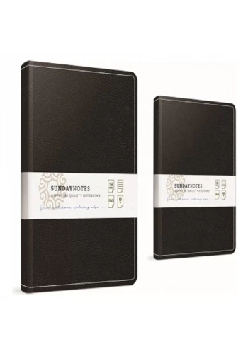 GIPTA SUNDAY DERİ KAPAK DEFTER 19x26 ÇİZGİLİ 140 YAPRAK (4924)