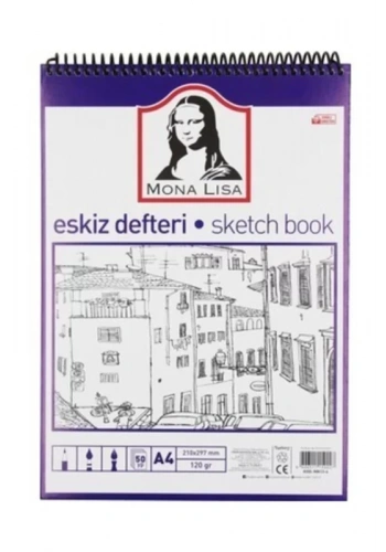 SÜDOR MN13-4 ESKİZ DEFTERİ A4 50 YAPRAK 120gr