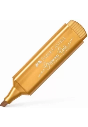FABER-CASTELL FOSFORLU KALEM 46 METALİK ALTIN (154650)