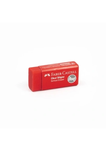 FABER-CASTELL DUST-FREE KIRMIZI OKUL SİLGİSİ (187223)