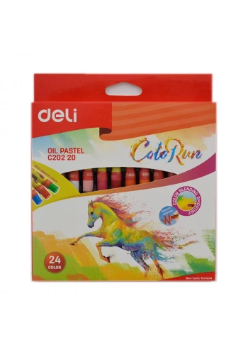DELİ C20220 COLOR RUN YAĞLI PASTEL BOYA 24 RENK