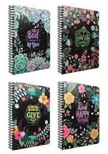 GIPTA BEST NOTES SPİRALLİ SERT KAPAK DEFTER 20x28 KARELİ 120 YAPRAK (5082)