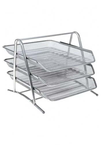 MİMAKS MRF-3 METAL PERFORE EVRAK RAFI GRİ 3LÜ