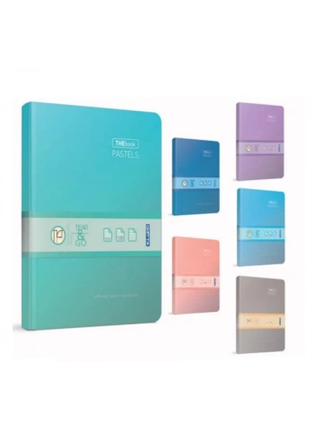 GIPTA THE BOOK PASTELS SERT KAPAK DEFTER 20x28 ÇİZGİLİ 200 YAPRAK (3304)