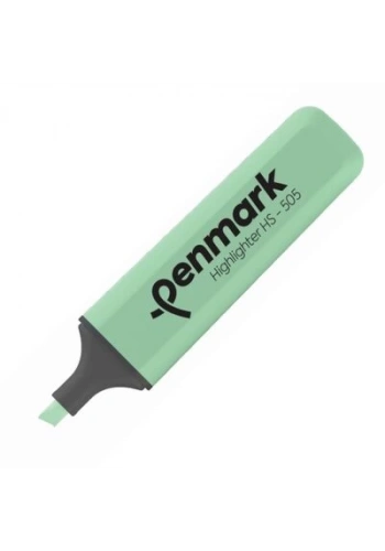 PENMARK HS-505-12 FOSFORLU KALEM PASTEL MİNT YEŞİLİ