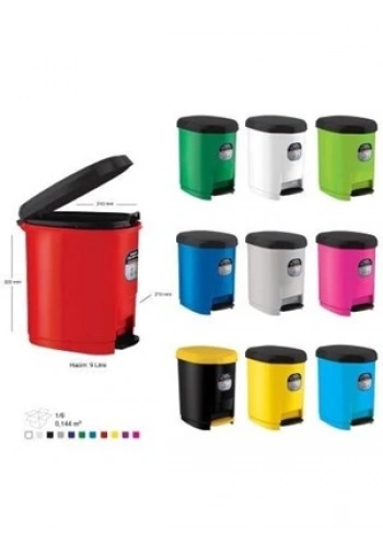 ARK 1380 PEDALLI ÇÖP KOVASI 9lt LACİVERT