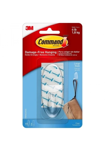 3M 17093 COMMAND ŞEFFAF BÜYÜK BOY ASKI TEKLİ