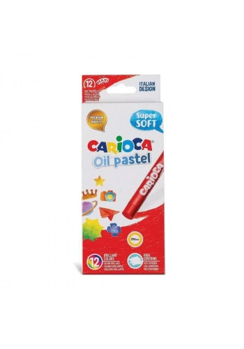 CARİOCA 43277 YAĞLI PASTEL BOYA KALEMİ 12 RENK