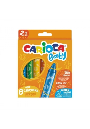 CARİOCA 42892 SÜPER CRAYONS PASTEL BOYA KALEMİ JUMBO 8 RENK