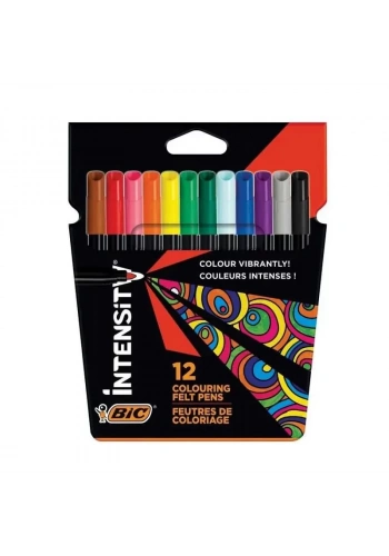 BİC İNTENSİTY KEÇELİ KALEM 12 RENK (978004) (998416)