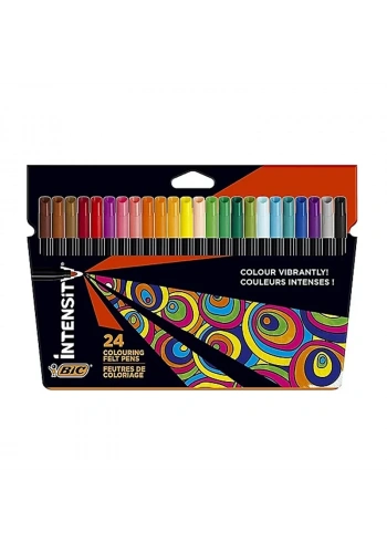 BİC İNTENSİTY KEÇELİ KALEM 24 RENK (978035) (998417)