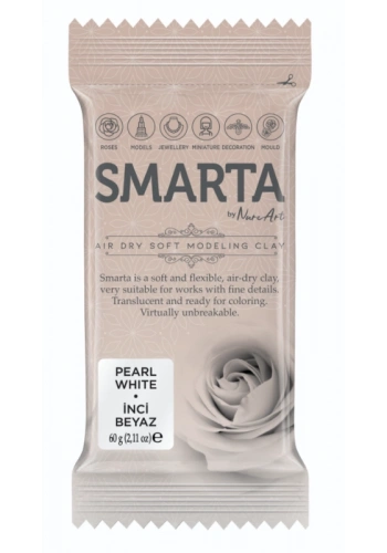 SMARTA HAVA İLE KURUYAN MODELLEME HAMURU 29 METALİK İNCİ BEYAZI 60gr