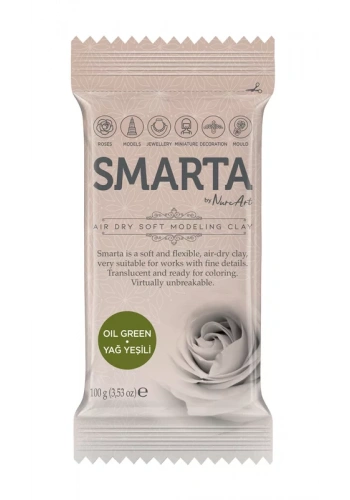 SMARTA HAVA İLE KURUYAN MODELLEME HAMURU 07 YAĞ YEŞİLİ 100gr