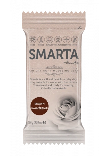 SMARTA HAVA İLE KURUYAN MODELLEME HAMURU 19 KAHVERENGİ 100gr