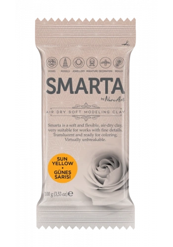 SMARTA HAVA İLE KURUYAN MODELLEME HAMURU 18 GÜNEŞ SARISI 100gr