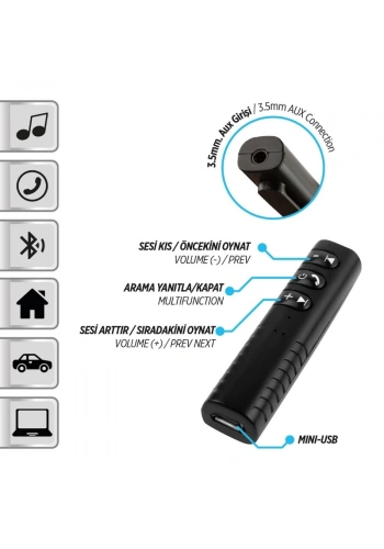 AUTOMİX 40040 AUX BLUETOOTH KİT