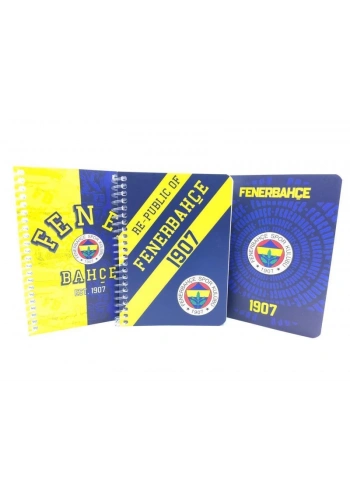 TMN 461946 FENERBAHÇE SPİRALLİ BLOKNOT A6 ÇİZGİLİ 80 YAPRAK