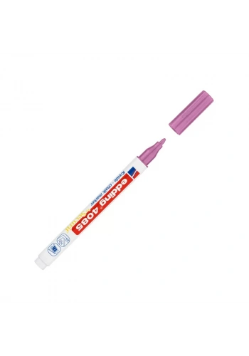 EDDİNG E-4085 LİKİT TEBEŞİR VE CAM KALEMİ METALİK PEMBE