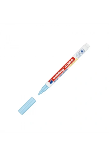 EDDİNG E-4085 LİKİT TEBEŞİR VE CAM KALEMİ PASTEL MAVİ