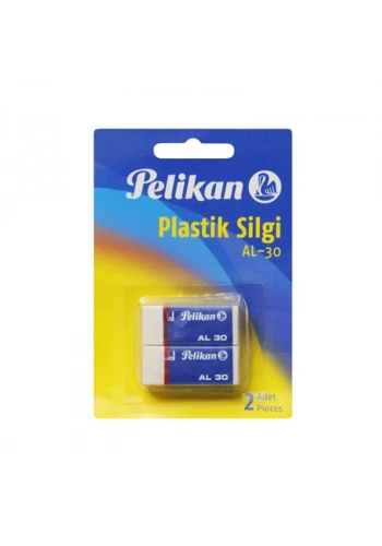 PELİKAN AL-30 PLAS BEYAZ SİLGİ 2Lİ BLİSTER (619635)