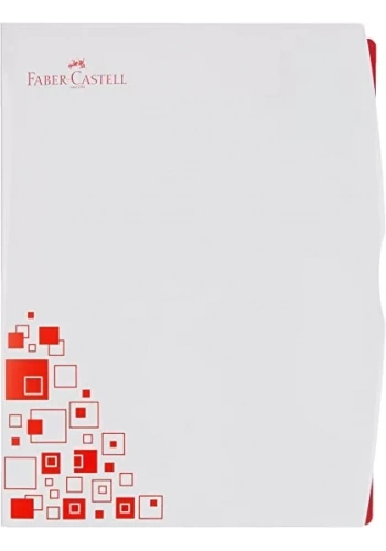 FABER-CASTELL SUNUM DOSYASI A4 ÇİFT RENK KAPAK KIRMIZI 30LU (230103)