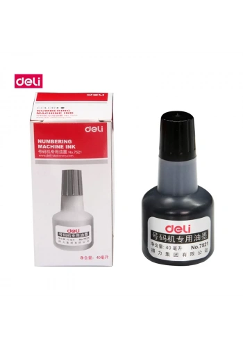 DELİ NUMARATÖR MÜREKKEBİ SİYAH 40ml (7521)