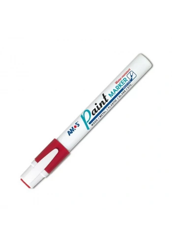 AMOS PAİNT MARKÖR KIRMIZI (PM12D-RD)