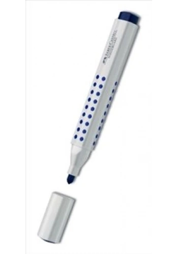 FABER-CASTELL GRİP BEYAZ TAHTA KALEMİ YUVARLAK UÇ MAVİ (501583)