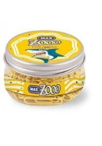 MAS 608 ZOO ATAŞ NO:3 SARI ŞEFFAF YUVARLAK KUTU