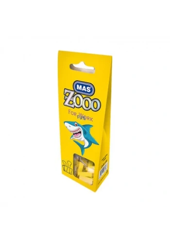 MAS 616 ZOO OMEGA ÇELİK KISKAÇ 25mm SARI 10LU