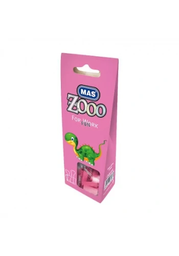 MAS 616 ZOO OMEGA ÇELİK KISKAÇ 25mm PEMBE 10LU