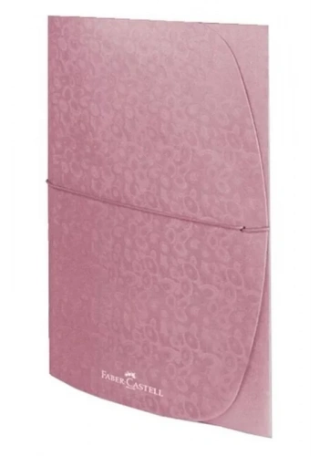 FABER-CASTELL DESENLİ EVRAK DOSYASI METALİK PEMBE (190101)
