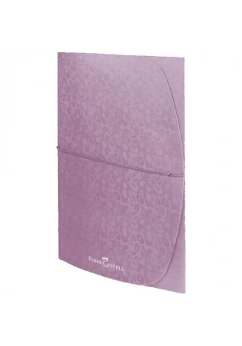 FABER-CASTELL DESENLİ EVRAK DOSYASI METALİK MOR (190102)