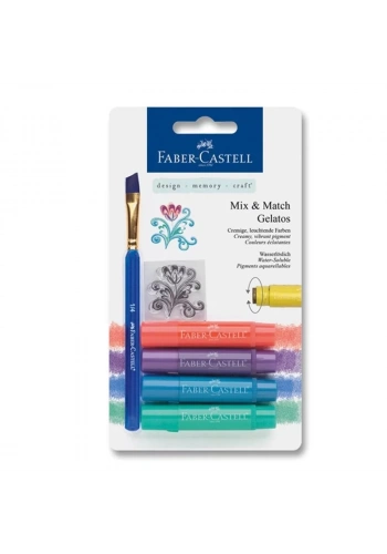 FABER-CASTELL GELATO MUM BOYA METALİK 4 RENK (121806)