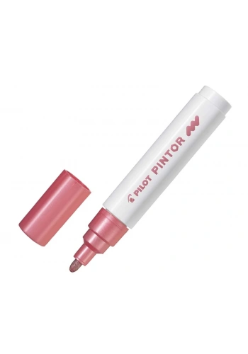 PİLOT PİNTOR DEKORASYON KALEMİ M METALİK PEMBE (51002078) (SW-PT-M-MP)