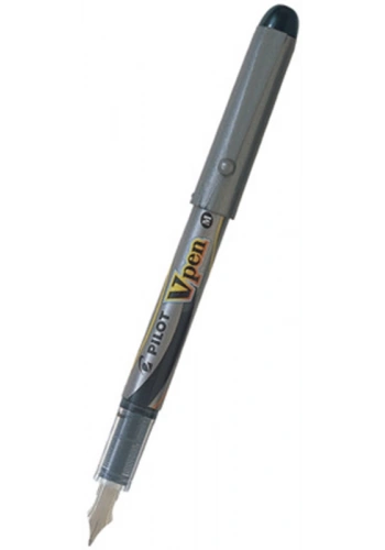 PİLOT V-PEN SİLVER DOLMA KALEM SİYAH (51001847) (SVP-4M-B)