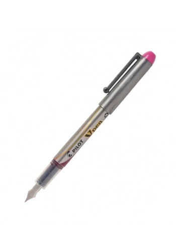 PİLOT V-PEN SİLVER DOLMA KALEM PEMBE (51004278) (SVP-4M-P)