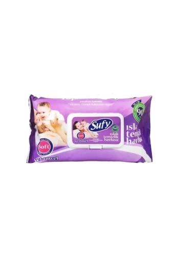 SUFY PLUS ISLAK MENDİL KAPAKLI 90LI