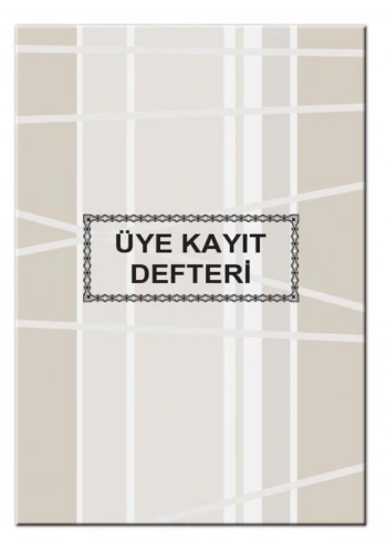 CEM MATBAA ÜYE KAYIT DEFTERİ 40 YAPRAK