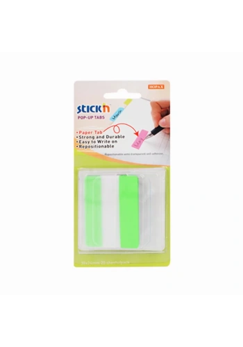 STİCKN 26056 İNDEKS İŞARET BANDI 38x51 YEŞİL